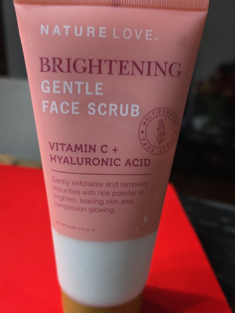 Brightening Gentle Face Scrub - Pink